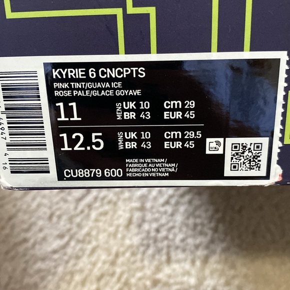 Nike Kyrie 6 CNCPTS Men’s size 11 like new. - Picture 6 of 6